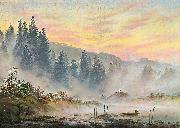 Caspar David Friedrich morning oil painting artist